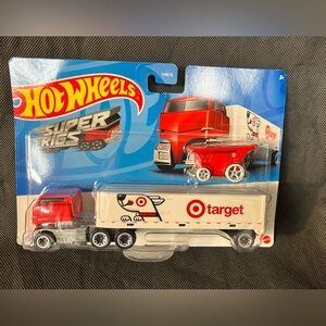 Target Hot Wheels Super Rigs Red and White Toy Truck